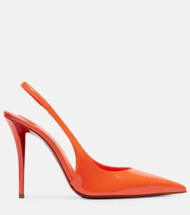 Christian Louboutin Miss Z 100 patent leather slingback pumps | Thumbnail 3 Christian Louboutin Miss Z 100 patent leather slingback pumps | Thumbnail 3