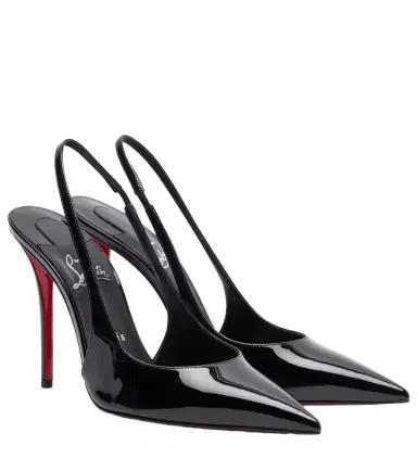 Christian Louboutin Miss Z patent leather slingback pumps | Thumbnail 1 Christian Louboutin Miss Z patent leather slingback pumps | Thumbnail 1