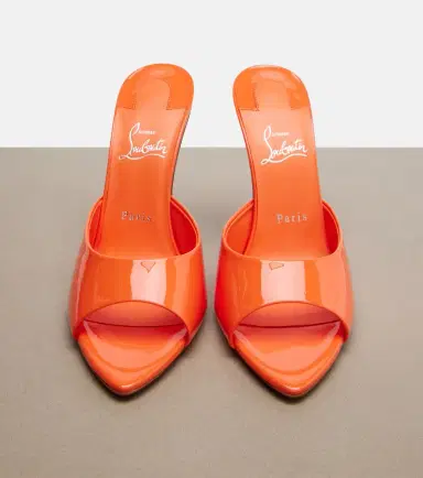 Christian Louboutin Miss Z patent leather mules | Thumbnail 4 Christian Louboutin Miss Z patent leather mules | Thumbnail 4