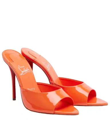 Christian Louboutin Miss Z patent leather mules | Thumbnail 1 Christian Louboutin Miss Z patent leather mules | Thumbnail 1