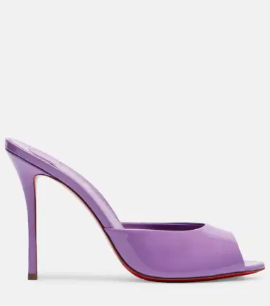 Christian Louboutin Me Dolly 100 patent leather mules | Thumbnail 2 Christian Louboutin Me Dolly 100 patent leather mules | Thumbnail 2