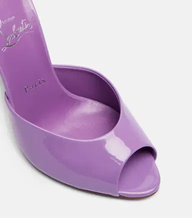 Christian Louboutin Me Dolly 100 patent leather mules | Thumbnail 3 Christian Louboutin Me Dolly 100 patent leather mules | Thumbnail 3