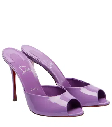 Christian Louboutin Me Dolly 100 patent leather mules | Thumbnail 1 Christian Louboutin Me Dolly 100 patent leather mules | Thumbnail 1