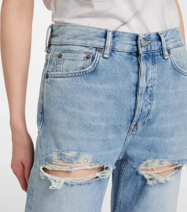 Acne Studios Distressed straight jeans | Thumbnail 5 Acne Studios Distressed straight jeans | Thumbnail 5