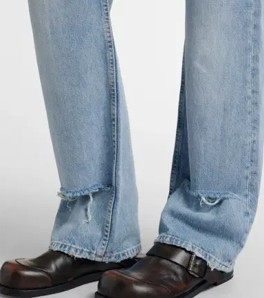 Acne Studios Distressed straight jeans | Thumbnail 7 Acne Studios Distressed straight jeans | Thumbnail 7