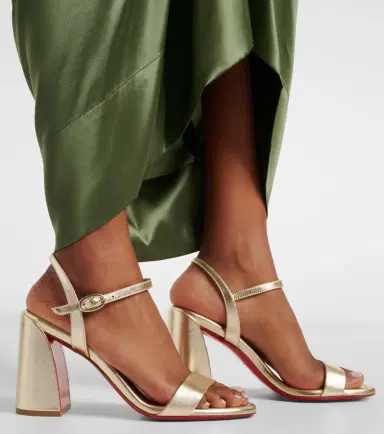 Christian Louboutin Miss Jane 85 metallic leather sandals | Thumbnail 5 Christian Louboutin Miss Jane 85 metallic leather sandals | Thumbnail 5