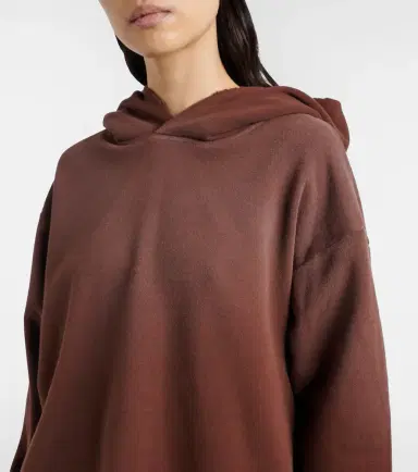 Acne Studios Logo cotton-blend fleece hoodie | Thumbnail 3 Acne Studios Logo cotton-blend fleece hoodie | Thumbnail 3