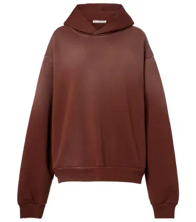 Acne Studios Logo cotton-blend fleece hoodie | Thumbnail 1 Acne Studios Logo cotton-blend fleece hoodie | Thumbnail 1