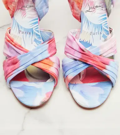 Christian Louboutin Affabula floral sandals | Thumbnail 3 Christian Louboutin Affabula floral sandals | Thumbnail 3