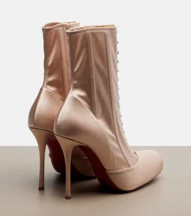 Christian Louboutin Pavlova crêpe satin ankle boots | Thumbnail 2 Christian Louboutin Pavlova crêpe satin ankle boots | Thumbnail 2