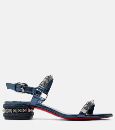 Christian Louboutin Pyra embellished leather sandals | Thumbnail 4 Christian Louboutin Pyra embellished leather sandals | Thumbnail 4