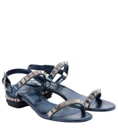 Christian Louboutin Pyra embellished leather sandals | Thumbnail 1 Christian Louboutin Pyra embellished leather sandals | Thumbnail 1