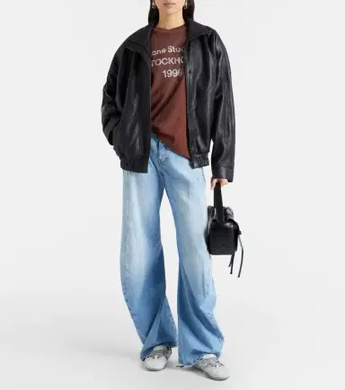 Acne Studios Logo cotton and hemp jersey T-shirt | Thumbnail 2 Acne Studios Logo cotton and hemp jersey T-shirt | Thumbnail 2