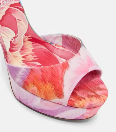 Christian Louboutin Sandaloo 130 floral platform sandals | Thumbnail 2 Christian Louboutin Sandaloo 130 floral platform sandals | Thumbnail 2