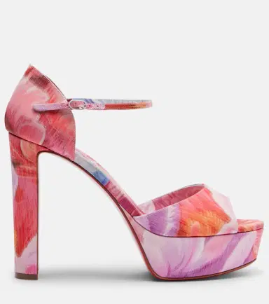 Christian Louboutin Sandaloo 130 floral platform sandals | Thumbnail 3 Christian Louboutin Sandaloo 130 floral platform sandals | Thumbnail 3