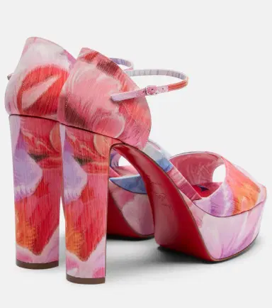 Christian Louboutin Sandaloo 130 floral platform sandals | Thumbnail 4 Christian Louboutin Sandaloo 130 floral platform sandals | Thumbnail 4
