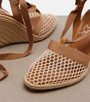 Christian Louboutin Toleda mesh espadrille wedges | Thumbnail 4 Christian Louboutin Toleda mesh espadrille wedges | Thumbnail 4