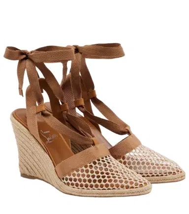 Christian Louboutin Toleda mesh espadrille wedges | Thumbnail 1 Christian Louboutin Toleda mesh espadrille wedges | Thumbnail 1