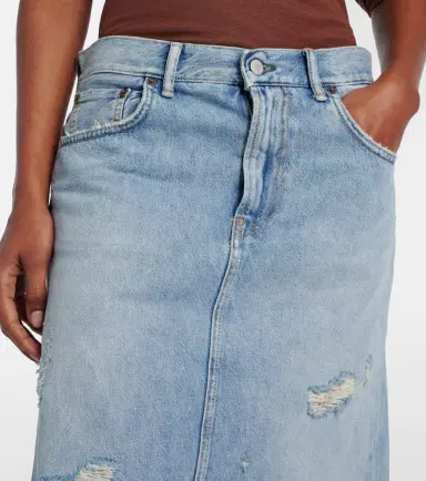 Acne Studios Distressed layered wide-leg jeans | Thumbnail 3 Acne Studios Distressed layered wide-leg jeans | Thumbnail 3