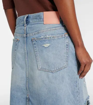 Acne Studios Distressed layered wide-leg jeans | Thumbnail 5 Acne Studios Distressed layered wide-leg jeans | Thumbnail 5