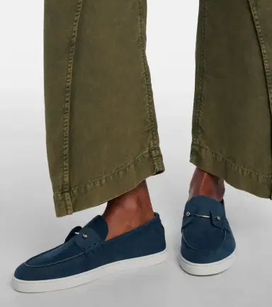 Christian Louboutin Chambeliboat suede slip-on shoes | Thumbnail 5 Christian Louboutin Chambeliboat suede slip-on shoes | Thumbnail 5