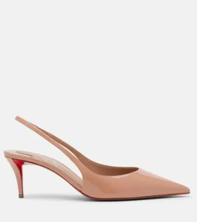 Christian Louboutin Miss Z 60 patent leather slingback pumps | Thumbnail 3 Christian Louboutin Miss Z 60 patent leather slingback pumps | Thumbnail 3