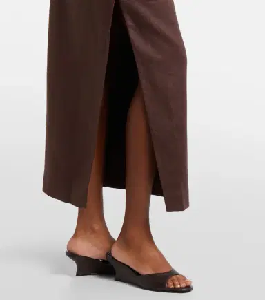 SIR Linen midi skirt | Thumbnail 6 SIR Linen midi skirt | Thumbnail 6