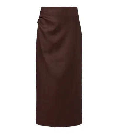 SIR Linen midi skirt | Thumbnail 1 SIR Linen midi skirt | Thumbnail 1