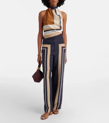 SIR. Pietra printed silk wide-leg pants | Thumbnail 4 SIR. Pietra printed silk wide-leg pants | Thumbnail 4