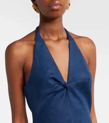 SIR Caela halterneck linen maxi dress | Thumbnail 2 SIR Caela halterneck linen maxi dress | Thumbnail 2