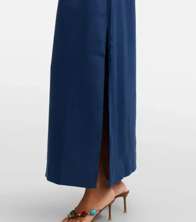 SIR Caela halterneck linen maxi dress | Thumbnail 4 SIR Caela halterneck linen maxi dress | Thumbnail 4