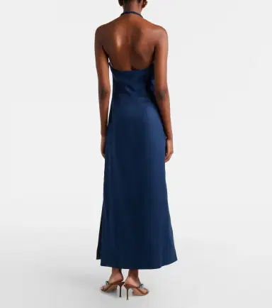 SIR Caela halterneck linen maxi dress | Thumbnail 5 SIR Caela halterneck linen maxi dress | Thumbnail 5