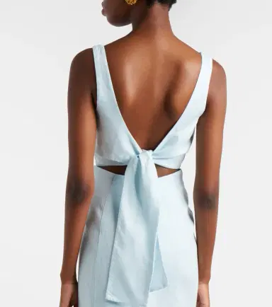 SIR Linen maxi dress | Thumbnail 4 SIR Linen maxi dress | Thumbnail 4