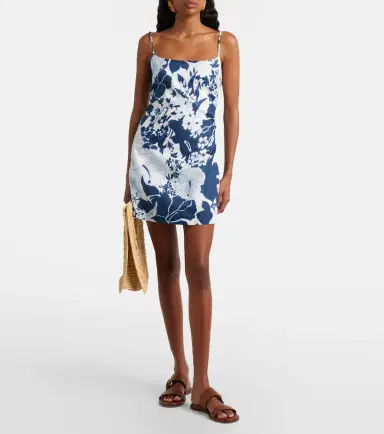 SIR Paradiso floral linen minidress | Thumbnail 3 SIR Paradiso floral linen minidress | Thumbnail 3