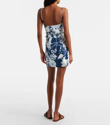 SIR Paradiso floral linen minidress | Thumbnail 4 SIR Paradiso floral linen minidress | Thumbnail 4