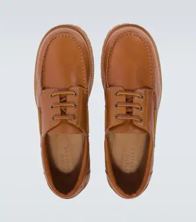 Studio Nicholson Gusto leather boat shoes | Thumbnail 2 Studio Nicholson Gusto leather boat shoes | Thumbnail 2