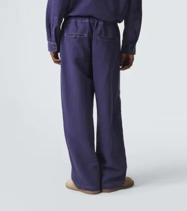 Studio Nicholson Sonny cotton and linen wide-leg pants | Thumbnail 3 Studio Nicholson Sonny cotton and linen wide-leg pants | Thumbnail 3