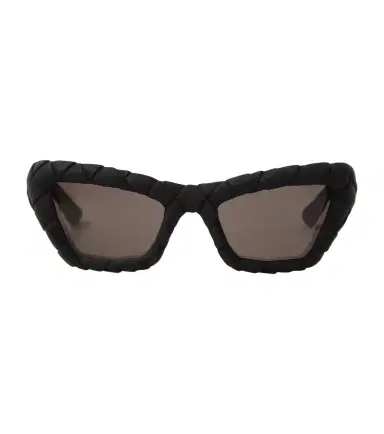 Bottega Veneta Intrecciato rectangular sunglasses | Thumbnail 1 Bottega Veneta Intrecciato rectangular sunglasses | Thumbnail 1