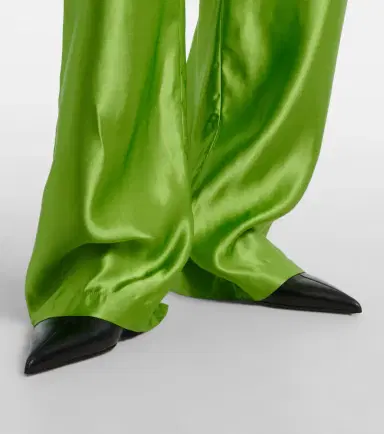 Khaite Rohen satin wide-leg pants | Thumbnail 4 Khaite Rohen satin wide-leg pants | Thumbnail 4