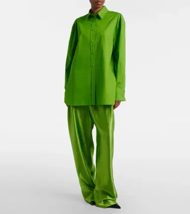 Khaite Rohen satin wide-leg pants | Thumbnail 6 Khaite Rohen satin wide-leg pants | Thumbnail 6
