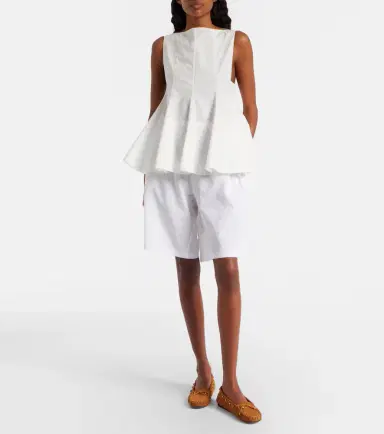 Khaite Poppy cotton Bermuda shorts | Thumbnail 5 Khaite Poppy cotton Bermuda shorts | Thumbnail 5