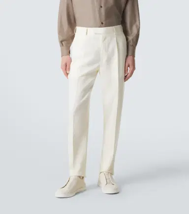 Zegna Linen straight pants | Thumbnail 2 Zegna Linen straight pants | Thumbnail 2