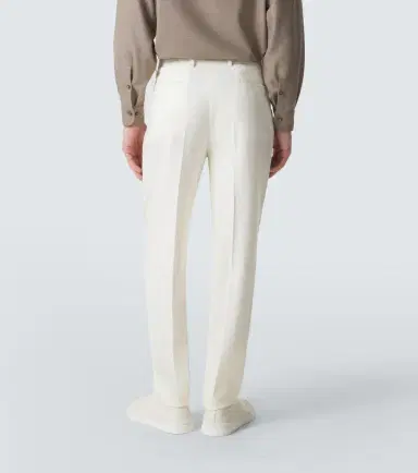 Zegna Linen straight pants | Thumbnail 3 Zegna Linen straight pants | Thumbnail 3
