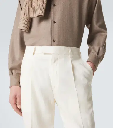 Zegna Linen straight pants | Thumbnail 4 Zegna Linen straight pants | Thumbnail 4
