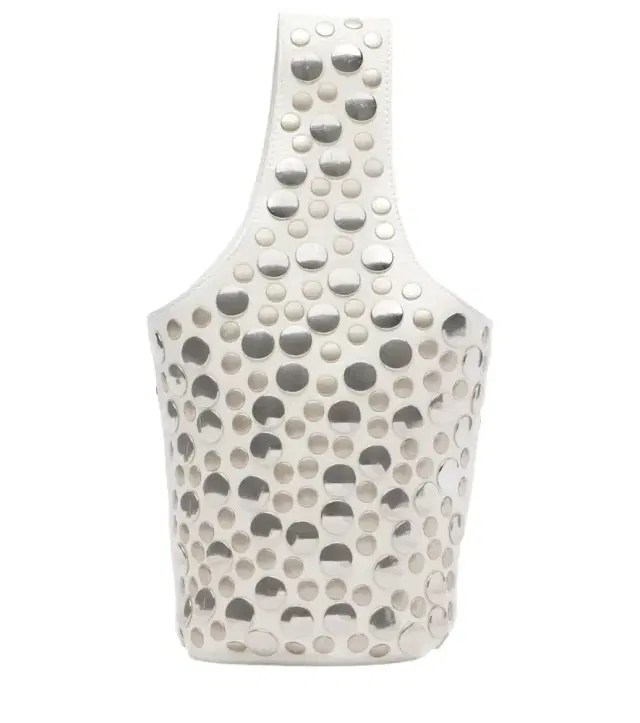 Livia Small studded leather bucket bag Livia Small studded leather bucket bag