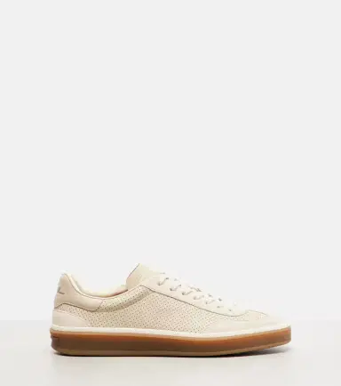 Loro Piana Tennis suede-trimmed leather sneakers | Thumbnail 2 Loro Piana Tennis suede-trimmed leather sneakers | Thumbnail 2