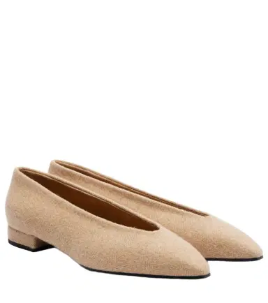 Loro Piana Rebecca herringbone ballet flats | Thumbnail 1 Loro Piana Rebecca herringbone ballet flats | Thumbnail 1