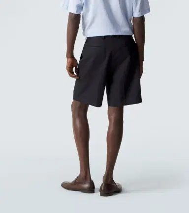 Zegna Cotton and linen straight pants | Thumbnail 3 Zegna Cotton and linen straight pants | Thumbnail 3