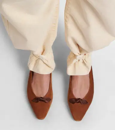 Loro Piana Primula suede ballet flats | Thumbnail 6 Loro Piana Primula suede ballet flats | Thumbnail 6