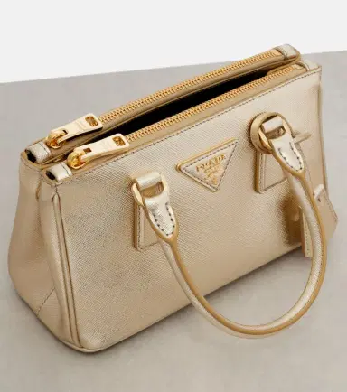 Prada Galleria Mini metallic leather tote bag | Thumbnail 2 Prada Galleria Mini metallic leather tote bag | Thumbnail 2